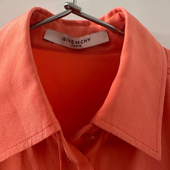 GIVENCHY Sleeveless Casual Top | Orange | Size 6 - Picture 3 of 4